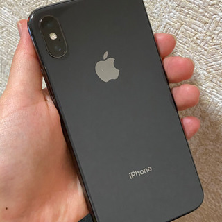 【ネット決済・配送可】iPhoneX スペースグレー　256GB