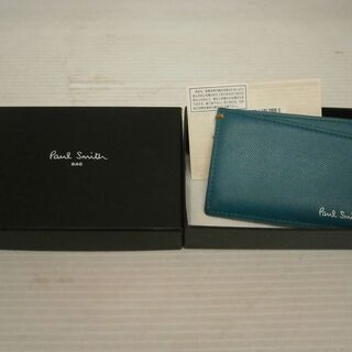 【引取限定】Paul Smith　パスケース　定期入れ　スカイ　...