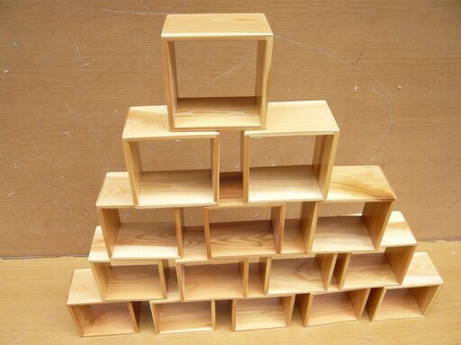 ヒノキの木工品　・15個　新品未使用品