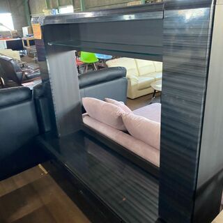 新品テレビボード！最後の1台！新品9万円します！1台限り39800円！ブラック木目調です！