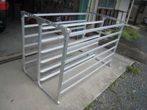 水稲苗箱・運搬台車（アルミ製）
