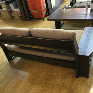 10/7 値下げ イバタインテリア 飛騨家具 やすら木 2人掛けソファ ナラ材