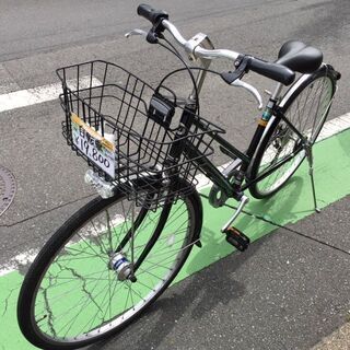 ブリヂストン　自転車　ブラック　ギア付き