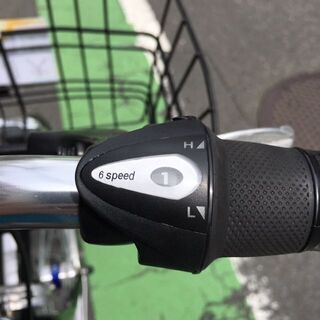 ブリヂストン　自転車　ブラック　ギア付き