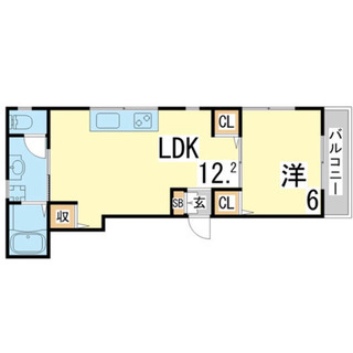 初期費用16万円‼︎[神戸市長田区][築浅][1LDK]