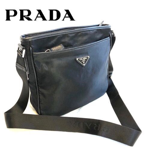 PRADA　ナイロンショルダー　ブラック