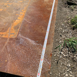 敷鉄板 3060mmX1530mm 厚み15mm 管理番号91001 敷鉄板 3060mmX1530mm 厚み15mm 管理番号91001