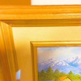 ☆信州風景画☆小山 潔作☆油絵☆