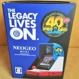 ☆エスエヌケイ SNK NEOGEO mini ネオジオミニ 40th Anniversary◆厳選ソフト40タイトル収録