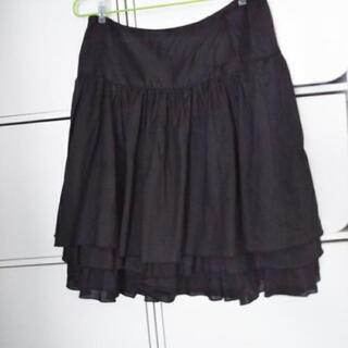 黒麻　スカート　サイズ40