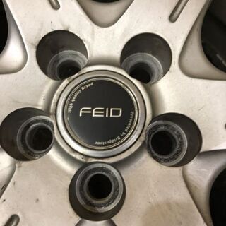 BS FEID 社外ホイール 15インチ 4本 6J5HPCD100+45 プリウス 
