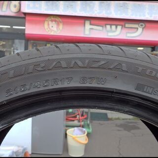 極美品/ブリジストン◇トランザ T002◇215/45R17 87W/カローラ
