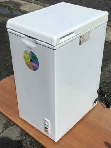 中古　2009年製　フリーザー　上開き　冷凍庫　60L   幅40.5　　奥行57.5    高さ82.5　 （ｃｍ）　100V  家庭用