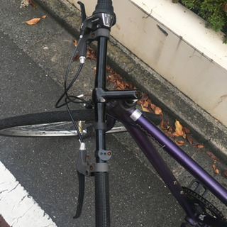 クロスバイク 紫