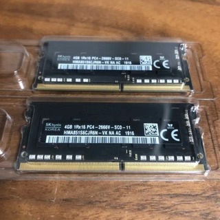 DDR4-2666 SO-DIMM 8GBメモリ (4GB×2)