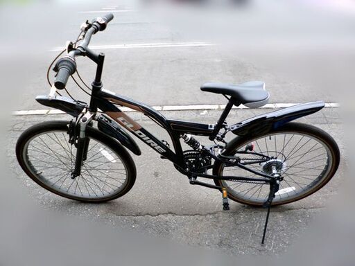 自社配送は札幌市内限定】マウンテンバイク 18段変速付き 26インチ 