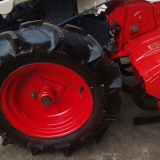 鹿児島発 ヤンマーディーゼルエンジン 耕うん機YA70 タイヤ新品交換
