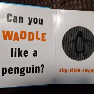 WADDLE　しかけ絵本　英語　ワドル