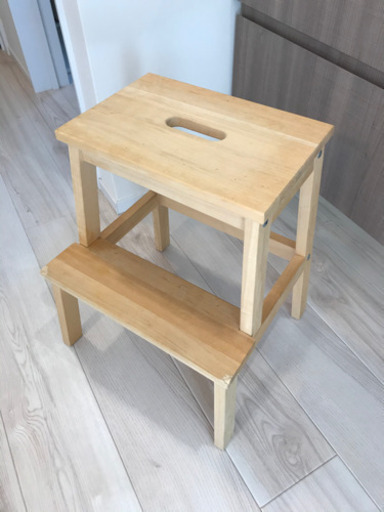 Ikea イケア スツール ステップ木製 踏み台 Bekvam Bt 中井の椅子 スツール の中古あげます 譲ります ジモティーで不用品の処分