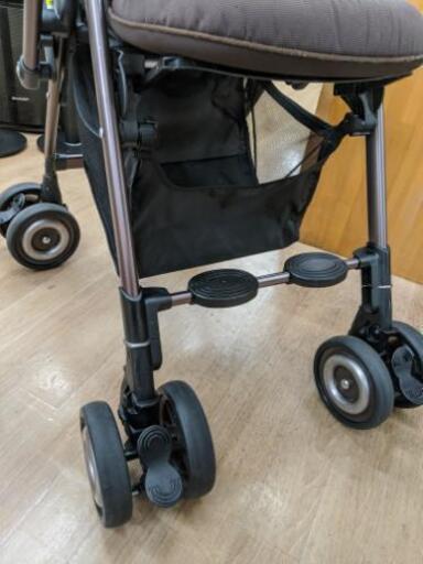 アップリカ 3輪ベビーカー スムーヴ ブラウン系 生後1か月頃～ ハイ