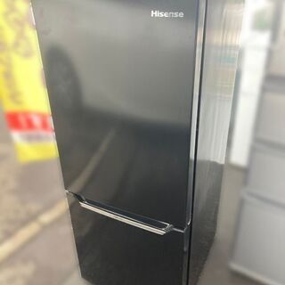 Hisense/ハイセンス 2ドア冷凍冷蔵庫 150L 2019年製 HR-D15CB ブラック