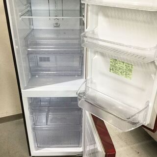 シャープ SHARP 冷凍冷蔵庫 プラズマクラスター SJ-PD27X メタリックレッド 270L 2013年製