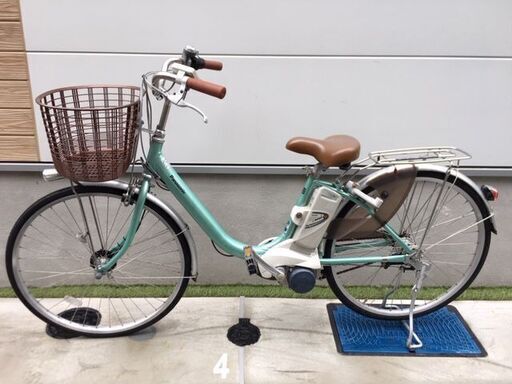 バッテリー最高レベル8.9AhPanasonic　パナソニック　電動自転車　エメラルド　電動アシスト自転車　中古　26インチ 　9/14