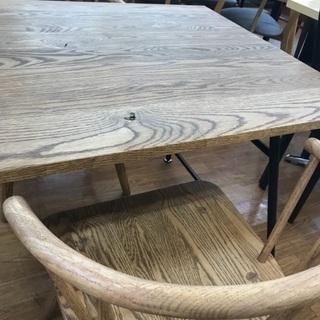 モモナチュラルのダイニング3点セット ウィンザーチェア