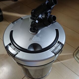 60cmオールガラス特殊加工水槽と外部式ろ過装置