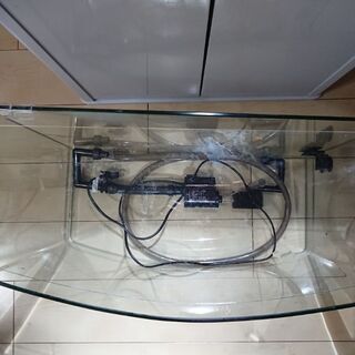 60cmオールガラス特殊加工水槽と外部式ろ過装置 60cmオールガラス特殊加工水槽と外部式ろ過装置