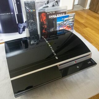 PS3（CECHL00）80GBモデル BDリモコン、ゲームなど...