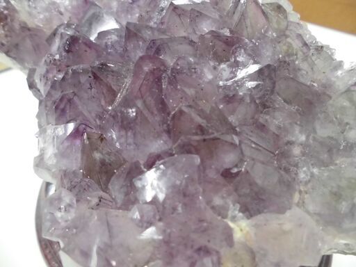 アメジスト 紫水晶 天然石 置き物 パワーストーン パープル 苫小牧西店