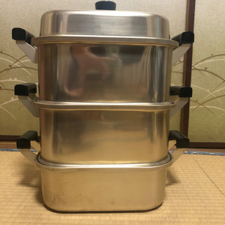 蒸し器(3段)