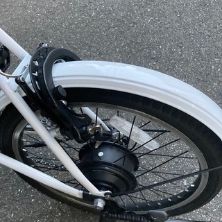 電動アシスト自転車 コンパクト アシスト 電動自転車 ホワイト