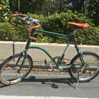 ミニベロ グリーン ドロップハンドル