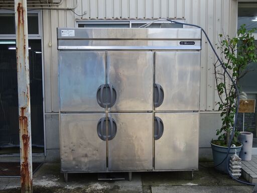 フクシマ 業務用冷凍冷蔵庫 6ドア 2007年 URD-64PMTA1(改) 水冷式 三相200V 動作品