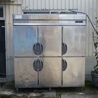 【ネット決済】フクシマ 業務用冷凍冷蔵庫 6ドア 2007年 U...