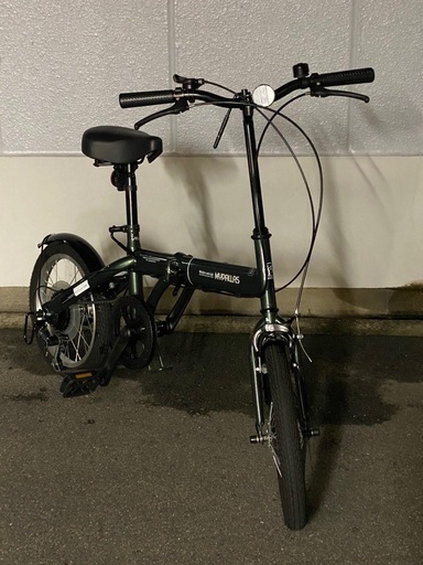 16インチ　折りたたみ自転車　6段変速　美品