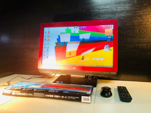 i7搭載★WIN10搭載★ブルーレイ★2TB★Wi-Fi☆Fh77/GD★赤