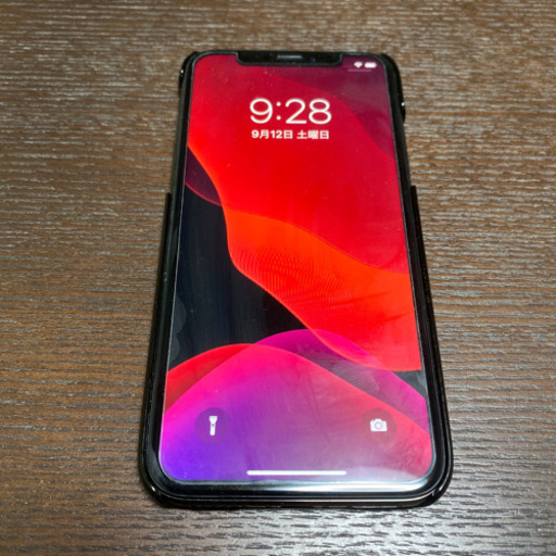 美品★iPhone X スペースグレイ 256GB バッテリー100% 残債無し　SIMフリー