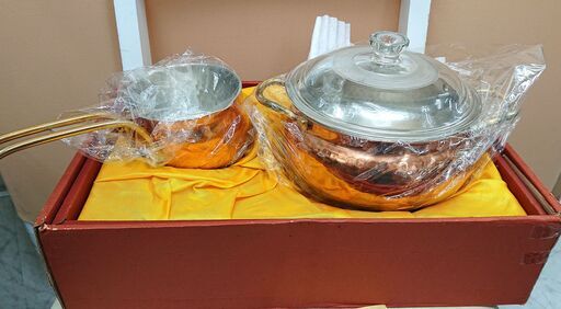【美品】純銅鍋　セット　カレー　シチュー　M055
