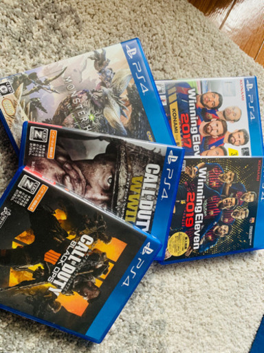 PS4 本体 500GB ソフト5本付き - プレイステーション