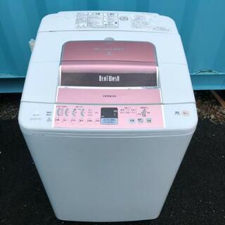102★528★送料設置まで無料　日立　大容量7キロ洗濯機　エアジェット乾燥機能