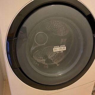 ★通常使用可能★ドラム式洗濯乾燥機 日立 BD-S8600L 風アイロン ヒートリサイクル 左開き 2013年製 洗濯10kg乾燥6kg ベージュ
