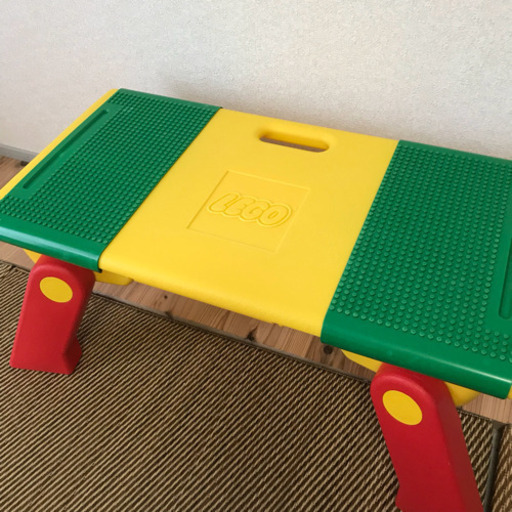Lego 折りたたみテーブル ブロック収納机 プレイテーブル Mikaring 西鉄五条の収納家具 おもちゃ箱 の中古あげます 譲ります ジモティーで不用品の処分