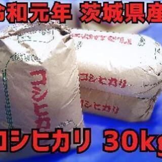 【コロナ禍応援価格】令和元年 茨城県産 コシヒカリ 30kg 【...