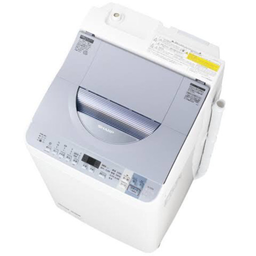 シャープSHARP 全自動洗濯機 5.5kg ES-TX5502017年製 （中古・美品）