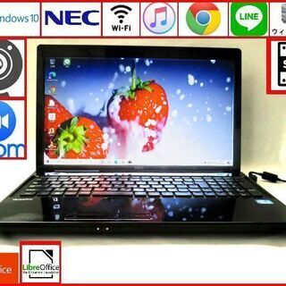 NEC メモリ4GB 新品SSD 128GB ノートパソコン/wifi/WEBカメラ