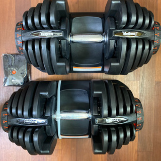 ☆詳細欄更新☆9月いっぱい【可変式ダンベル 38kg×2個】グローブ、