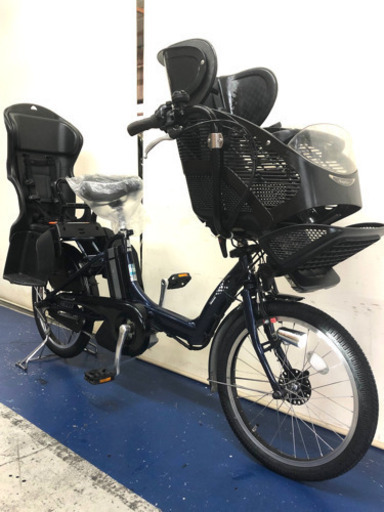 ブリヂストン アンジェリーノ　20インチ 3人乗り 8.9ah 紺色　電動自転車